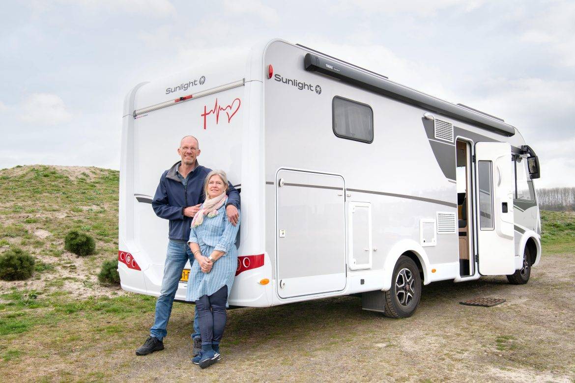 Henk en Alie Koning wonen in een camper