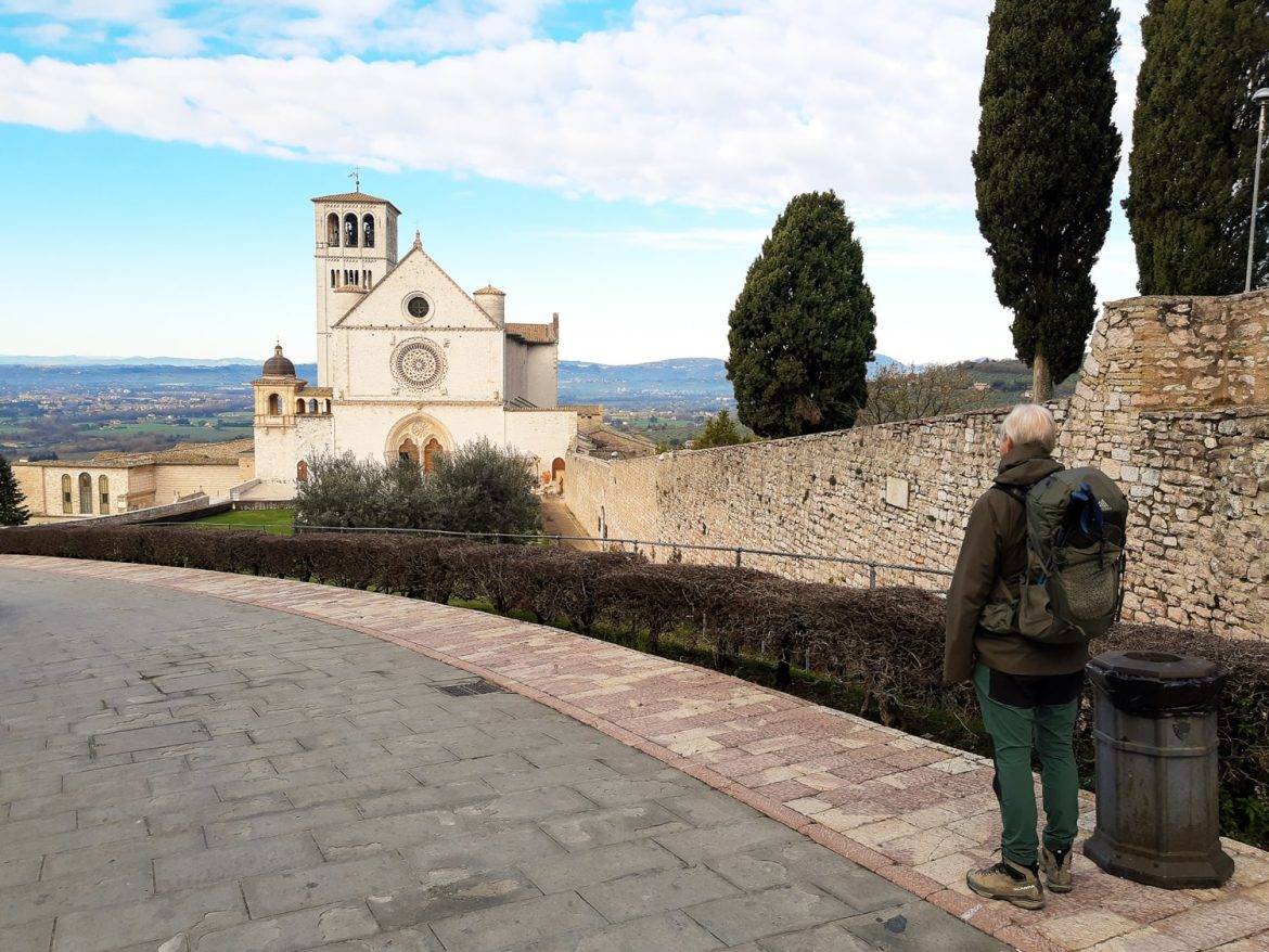 Wim in Assisi