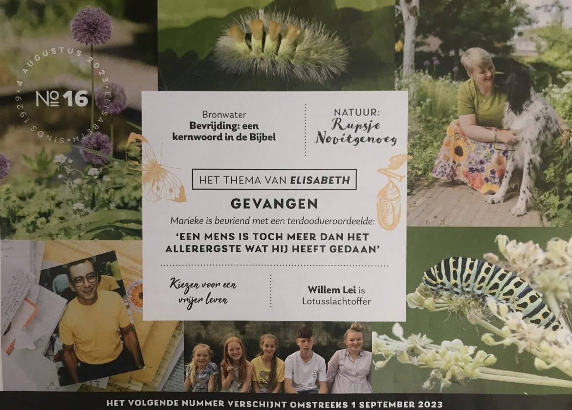 Aankondiging Elisabeth Magazine No 16